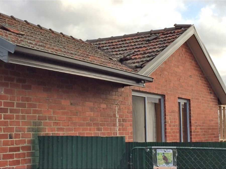 after gutter installation and replacement