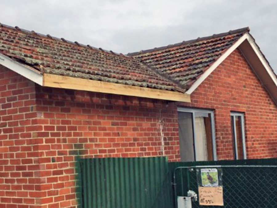 before gutter installation and replacement